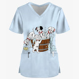 101 Dalmatians Scrub Tops - Nurse Uniform