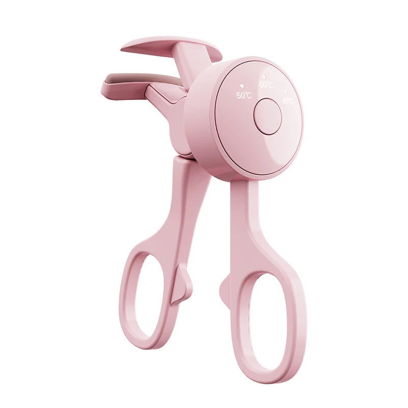 Electric Eyelash Curler: Fast Heating Portable Eyelash Perm & Lasting Curling Tool