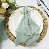 30pcs Sky Blue Gauze Cotton Napkins