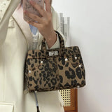 Leopard Print Mini Handbag