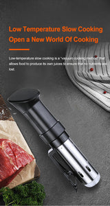 1800W Waterproof Vacuum Sous Vide Cooker - Immersion Circulator with LED Digital Display