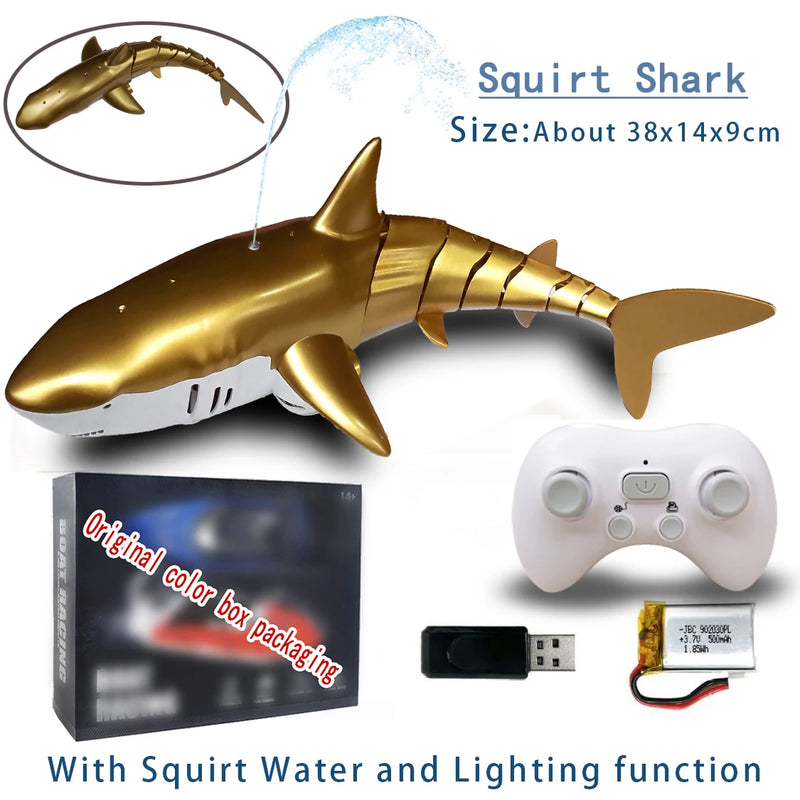 Robot Whale Shark Toy  - Remote Control Swimming Shark