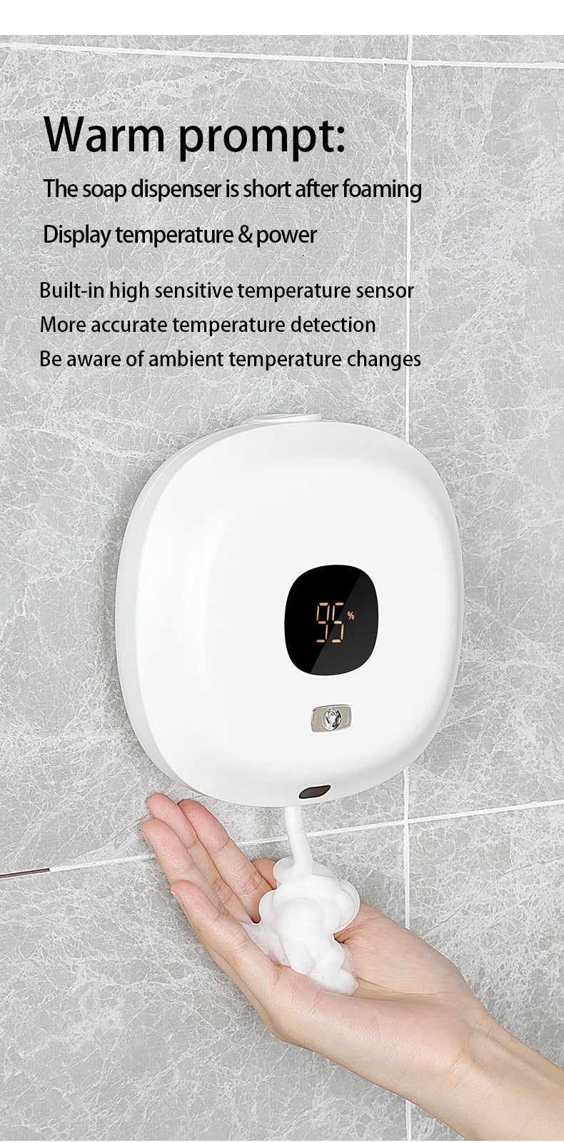 USB Charging Automatic Foam Soap Dispenser