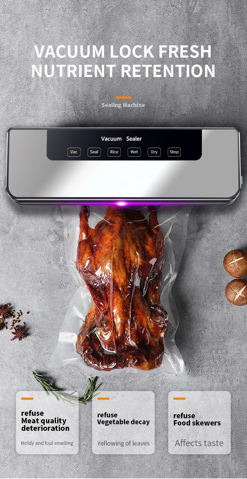 Electric Vacuum Sealer Packaging Machine for Food