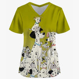 101 Dalmatians Scrub Tops - Nurse Uniform