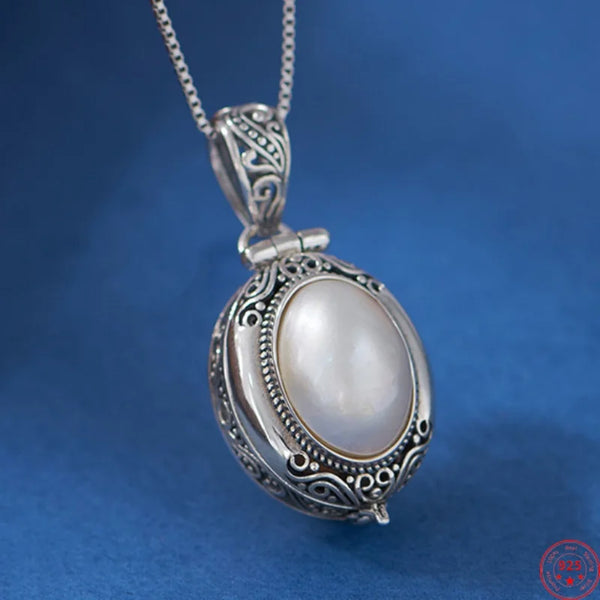 S925 Sterling Silver Pearl Pendant