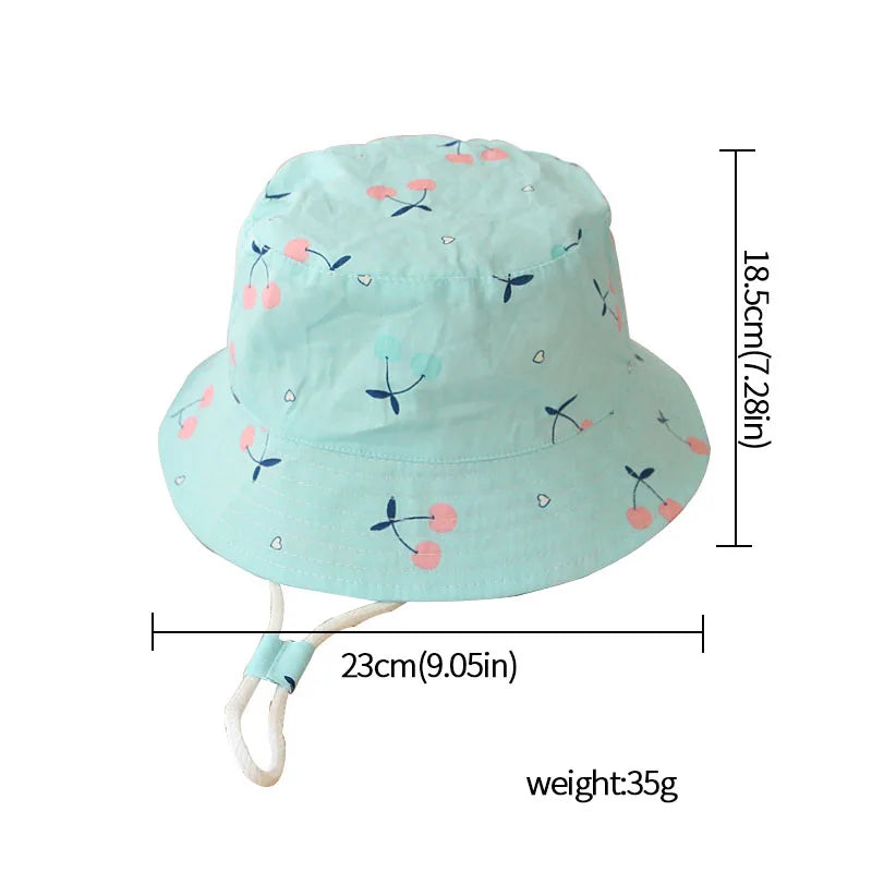 Dinosaur Print Kids Fisherman Bucket Hat