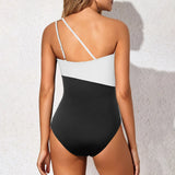 One-Shoulder Hollow Swimsuit