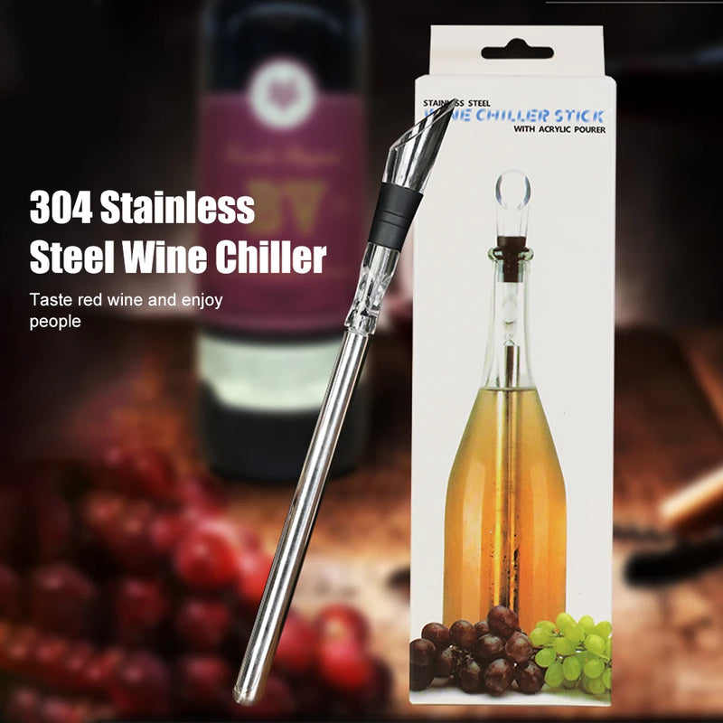 Wine Chiller Stick 3 in 1 – Stainless Steel Iceless Wine Cooler