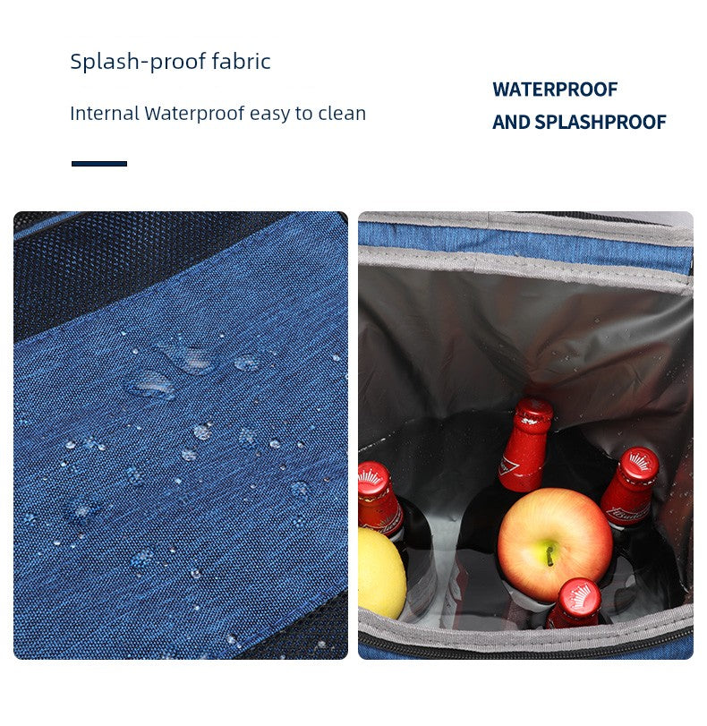 Double Shoulder Waterproof Picnic Cold Storage Bag