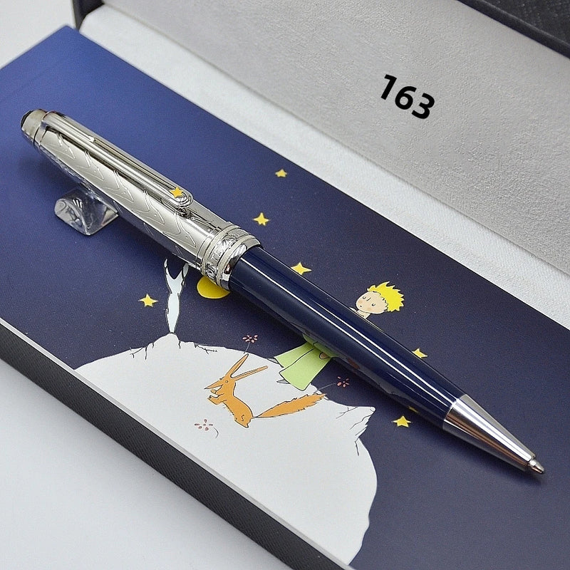 High-Quality Blue MB 163 Ballpoint Pen