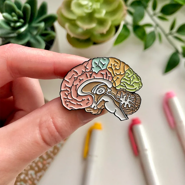 Medical Anatomy Brain Pin