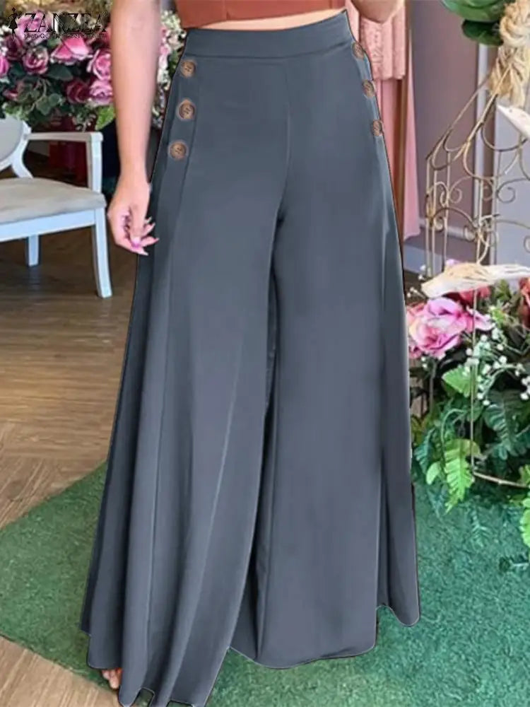 Elegant Wide Leg Pant Capris