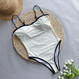 Ribbed Two-piece Bathing Suits - Summer Bikini Set