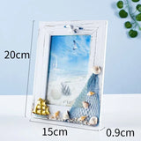 Ocean-Themed Wooden Photo Frame