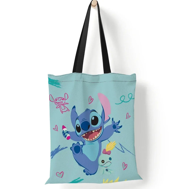 Stitch Disney Canvas Shoulder Bag