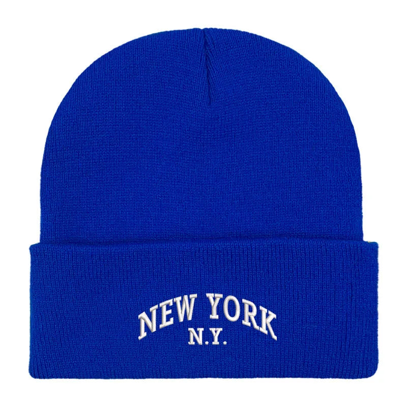 Embroidery Design NEW YORK NY Beanies