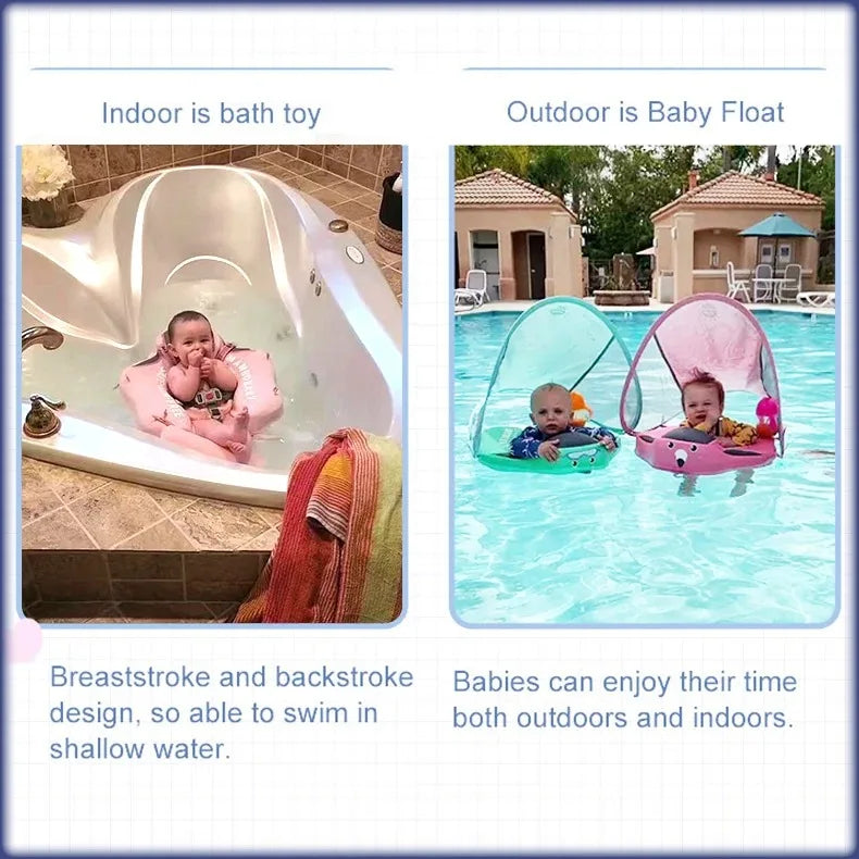 Baby's Swimming Float with Canopy