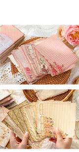 30pcs/pack Gentle Wind Series Retro Dyeing Journal Paper