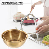 2Pcs Set Stainless Steel Vegetable Basin Rice Drain Sifter for Kitchen