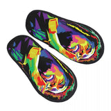 Jamaica Reggae Rock Bob Marley Soft Comfort Memory Foam Slippers