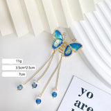 Butterfly Pearl Tassel Hairpin