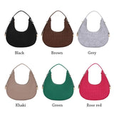 Crocodile Grain Underarm Bag