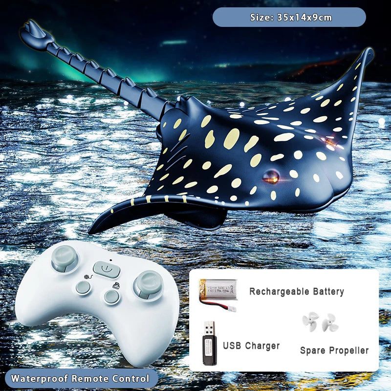 Robot Whale Shark Toy  - Remote Control Swimming Shark