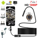 Snake Inspection Borescope Camera 8.0mm HD Lens