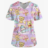 Winnie the Pooh 3D Scrub Tops