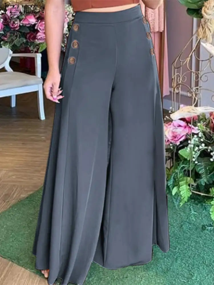 Elegant Wide Leg Pant Capris