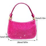 Evening Clutch - Elegant Rhinestone Handbag