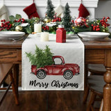 Fashion Christmas Tree Printed Table Runner