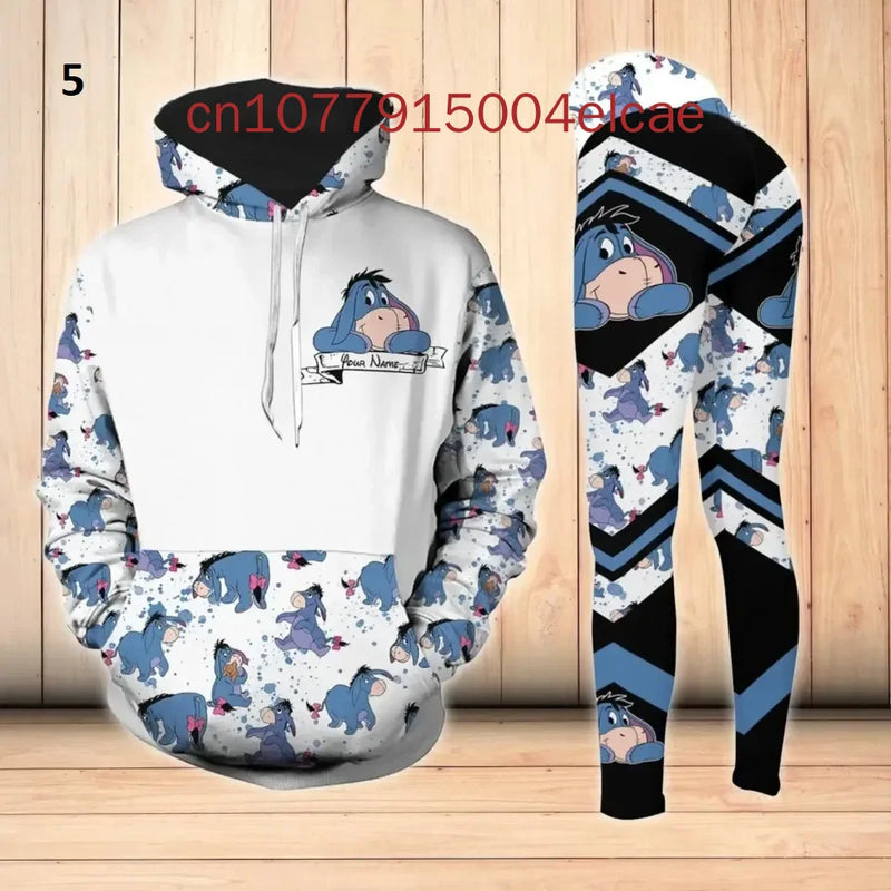 Women's Disney Eeyore Hoodie & Yoga Pants Set