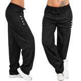 Black and Gray Jogger Trousers