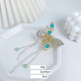 Butterfly Pearl Tassel Hairpin