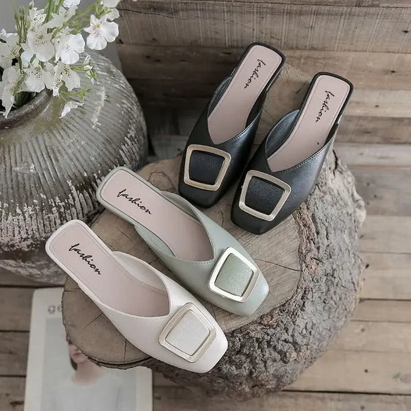 Soft Pearl Mules