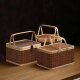 Outdoor Picnic Cabas Bamboo Basket