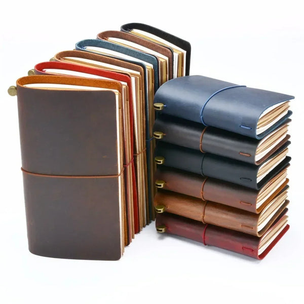 Genuine Leather Notebook - Journal Sketchbook Planner