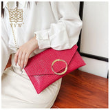 Alligator Envelope Clutch