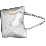 Metallic PU Leather Big Shoulder Bag