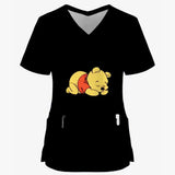 Winnie the Pooh 3D Scrub Tops