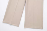 Retro Double-Waisted Loose Wide-Leg Pants