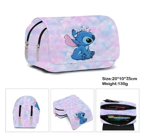 Anime Disney Stitch Canvas Bag - Pencil Bag - Crossbody Bag