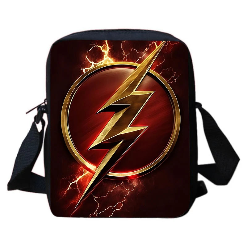 3-PCS Set Cartoon Anime Iron Man Kids School Backpack