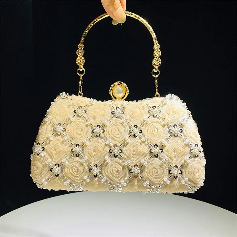 Flower Evening Bag Clutch