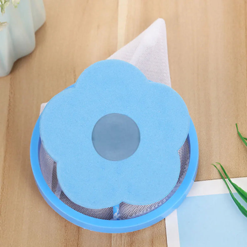 Washing Machine Reusable Flower Shaped Hair Filter