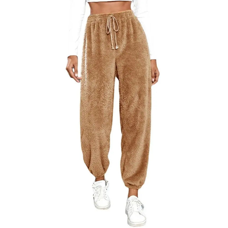 Teddy Bear Fleece Fur Joggers