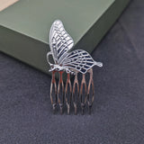 Metal Bee Hairpin - Ancient Alloy Butterfly Hair Comb - Jewelry Accessories