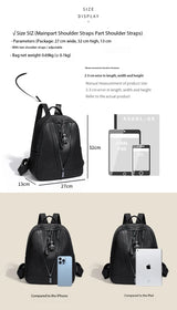 High Capacity Solid Fashion Backpack